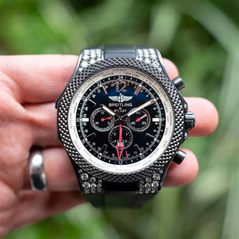 breitling bentley gmt midnight carbon review|breitling for bentley moon phase.